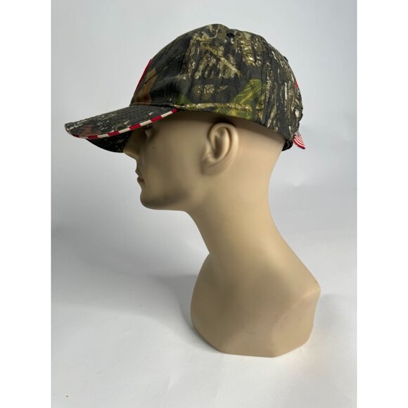 Realtree Camo RingS End Cap OSFM Embroidered Logo & American Flag - Picture 15 of 16